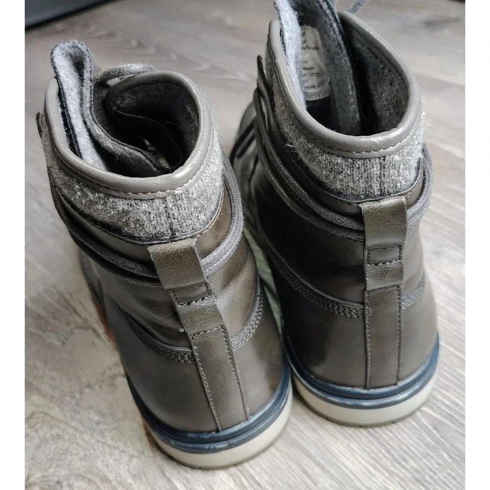 Sonoma Goods‎ Man's Findlay Gray Boots Size 11 MED Lace Up 176490